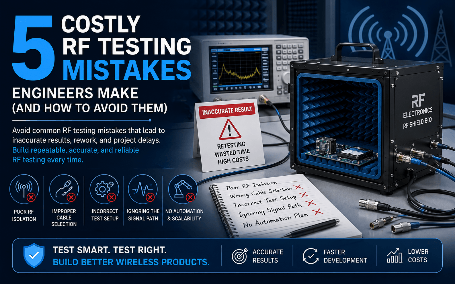 5 Costly RF Testing Mistakes Engineers Make (And How to Avoid Them)