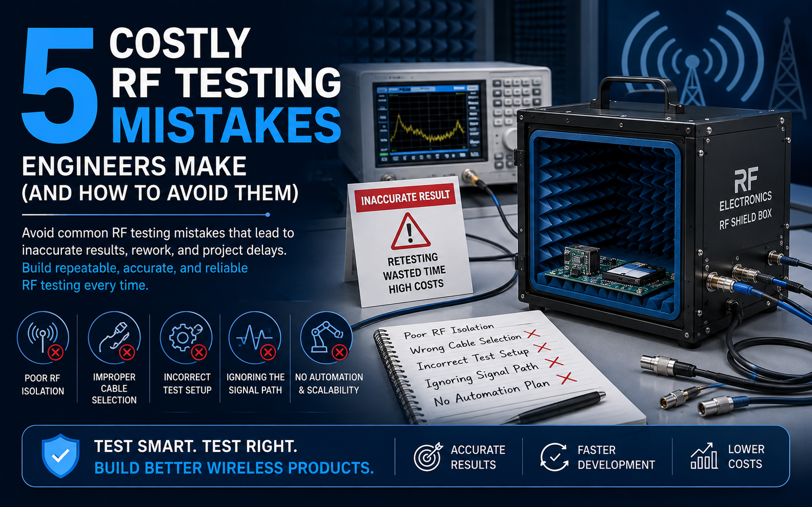 5 Costly RF Testing Mistakes Engineers Make (And How to Avoid Them)